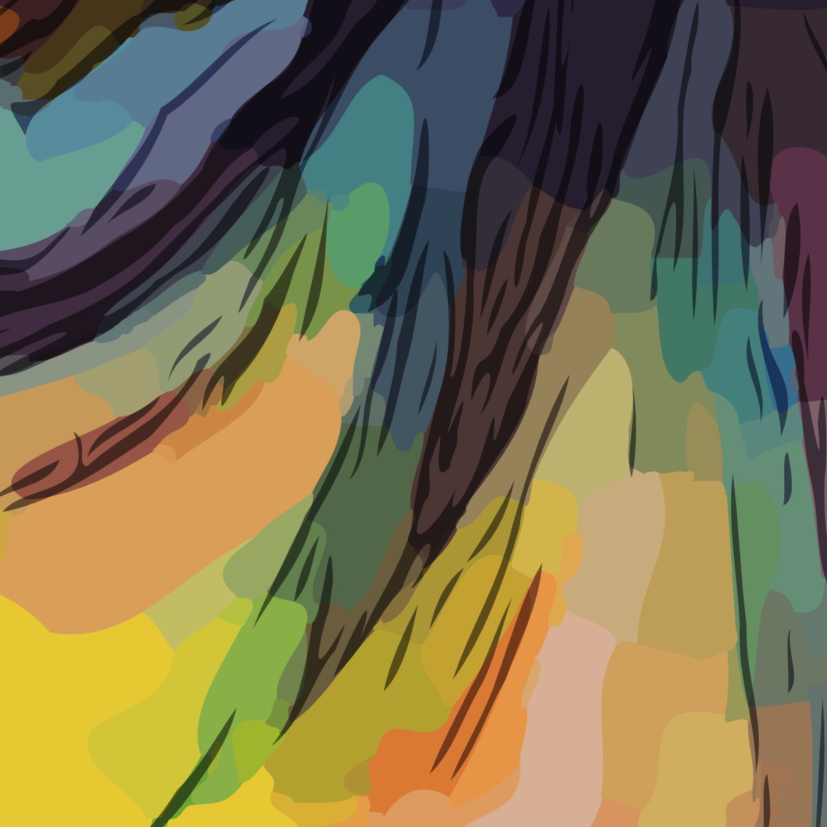 Enlarged detail of the work "Sadness"