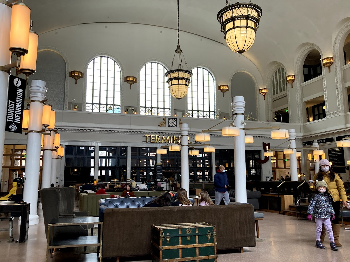 Denver Union Station, built in 1868, has continued to serve as one of Denver’s transportation hubs since then. Today, the station also includes a hotel, providing a refined atmosphere for its guests.