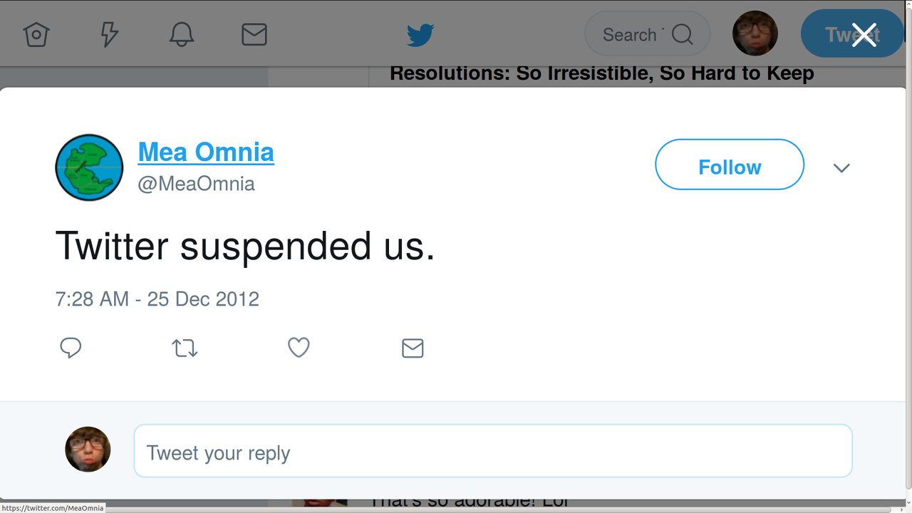 2012-12-25 - Tuesday - Twitter Suspended JA Account - Merry Christmas - You're Censored - Screenshot at 2018-12-12 19:46:30.png