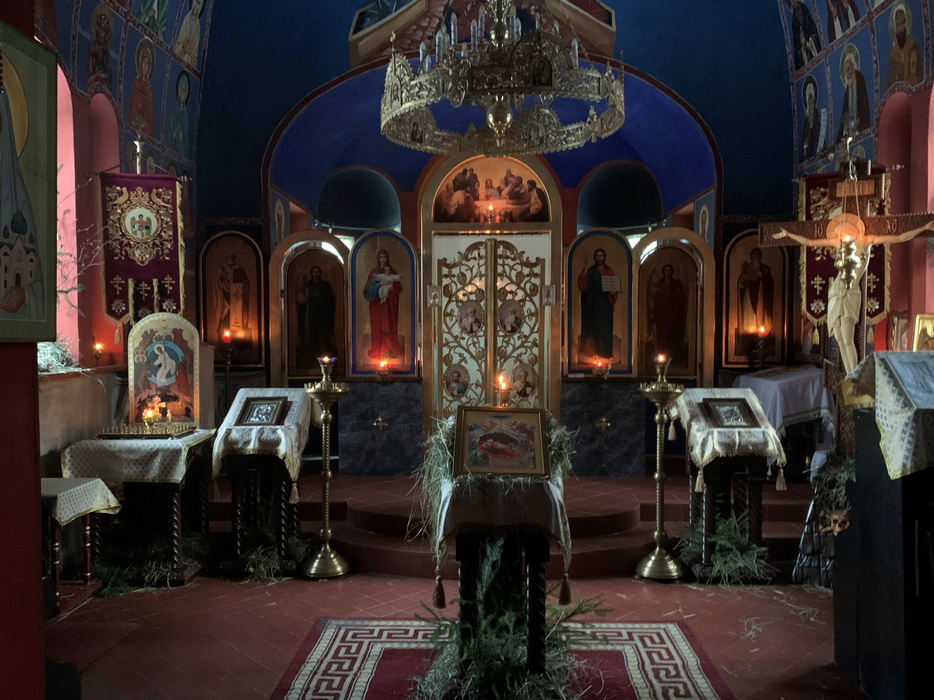 Wnętrze Cerkwii w Sokołowsku