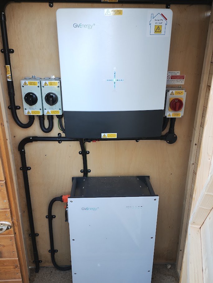 Inverter and battery