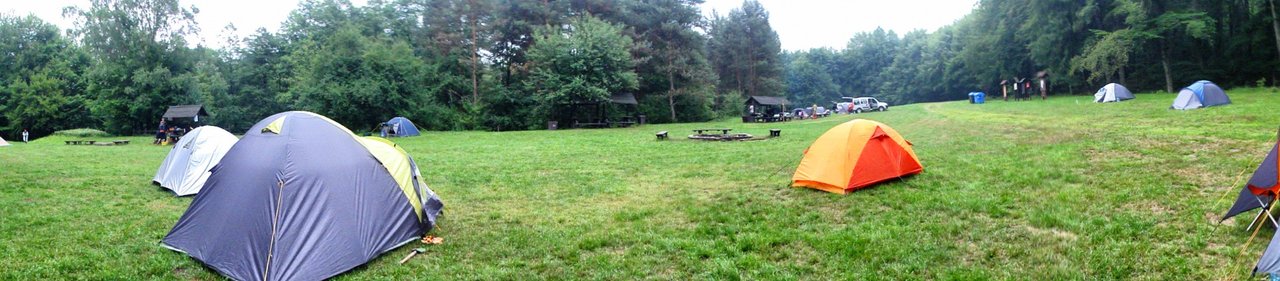 A lot of room for our tents