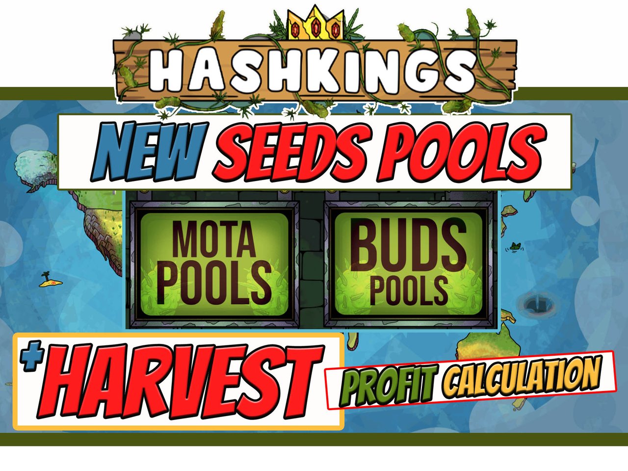 Hashkings: New Seeds Pools and My Harvest Profit Calculation (ENG/ITA)