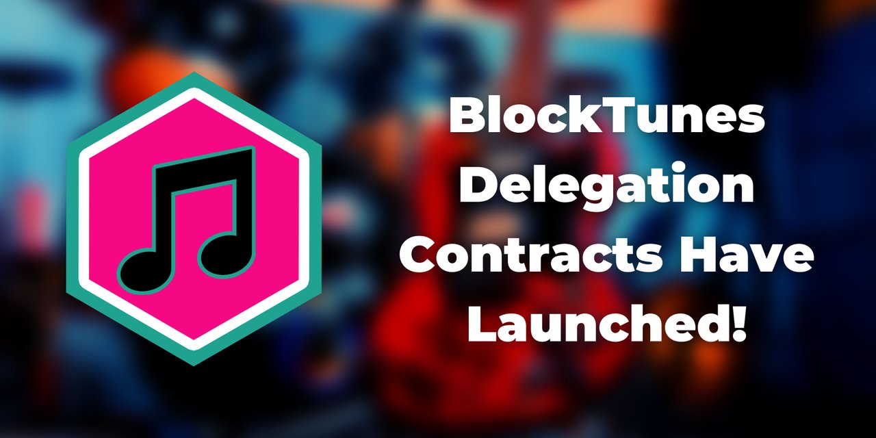 BlockTunes Hive Power Delegation Contracts Have Launched!